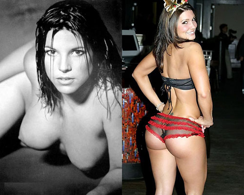 Gina Carano shows her tits and ass!