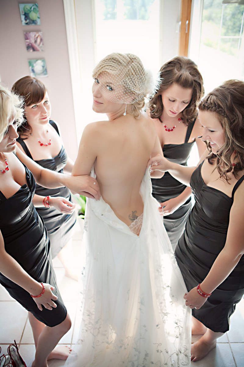 Wedding day - Naked brides.